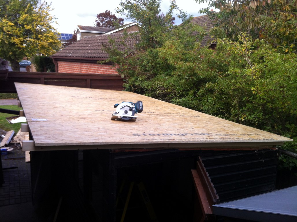 Shed ReRoofing 4 of 7 The Bedford Handyman